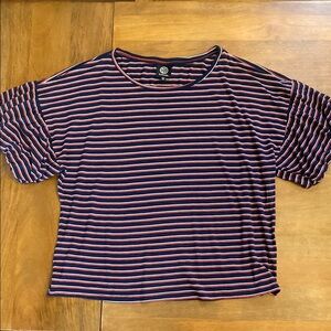Bobeau XXL (Nordstroms) Navy and Red Women's Top